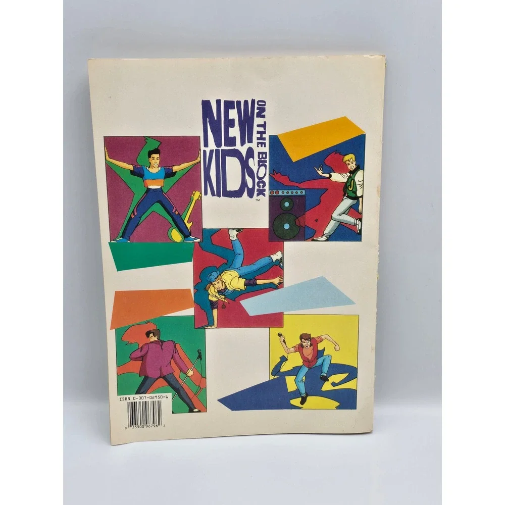 Vintage 1990 New Kids on the Block NKOTB Golden Big Coloring‎ Book